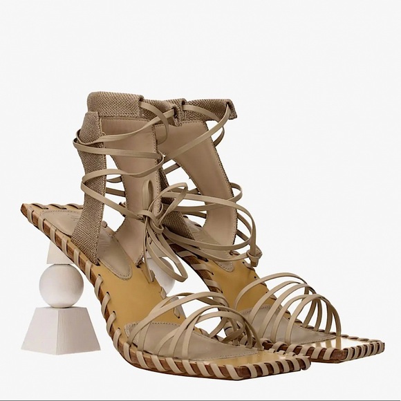 Jacquemus Shoes - Jacquemus Valerie Hautes Heeled Sandals In Brown